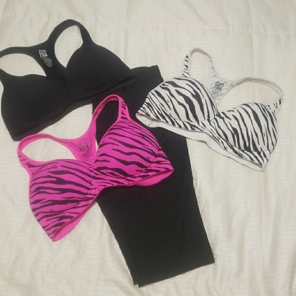 PINK Victoria's Secret Other - Victoria Secret Pink Yoga Push Up Bras